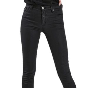 TopShop Moto Coated Leigh Jeans 26/30